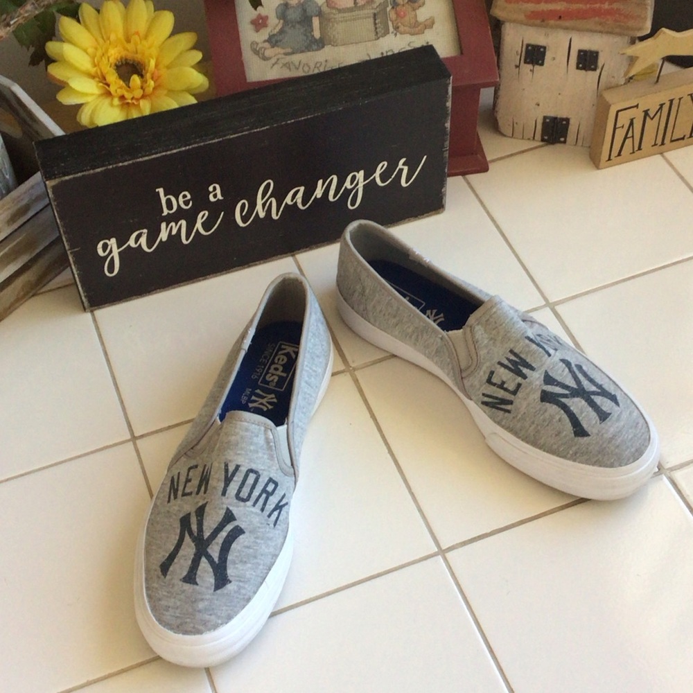 ‘Keds’ New York Yankees Double Decker Slip Ons